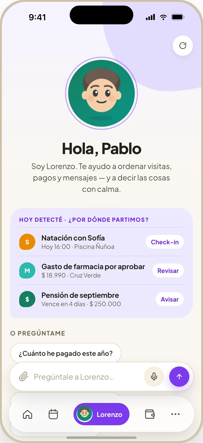 Lorenzo en Kinnai: lo que detectó hoy y por dónde partir